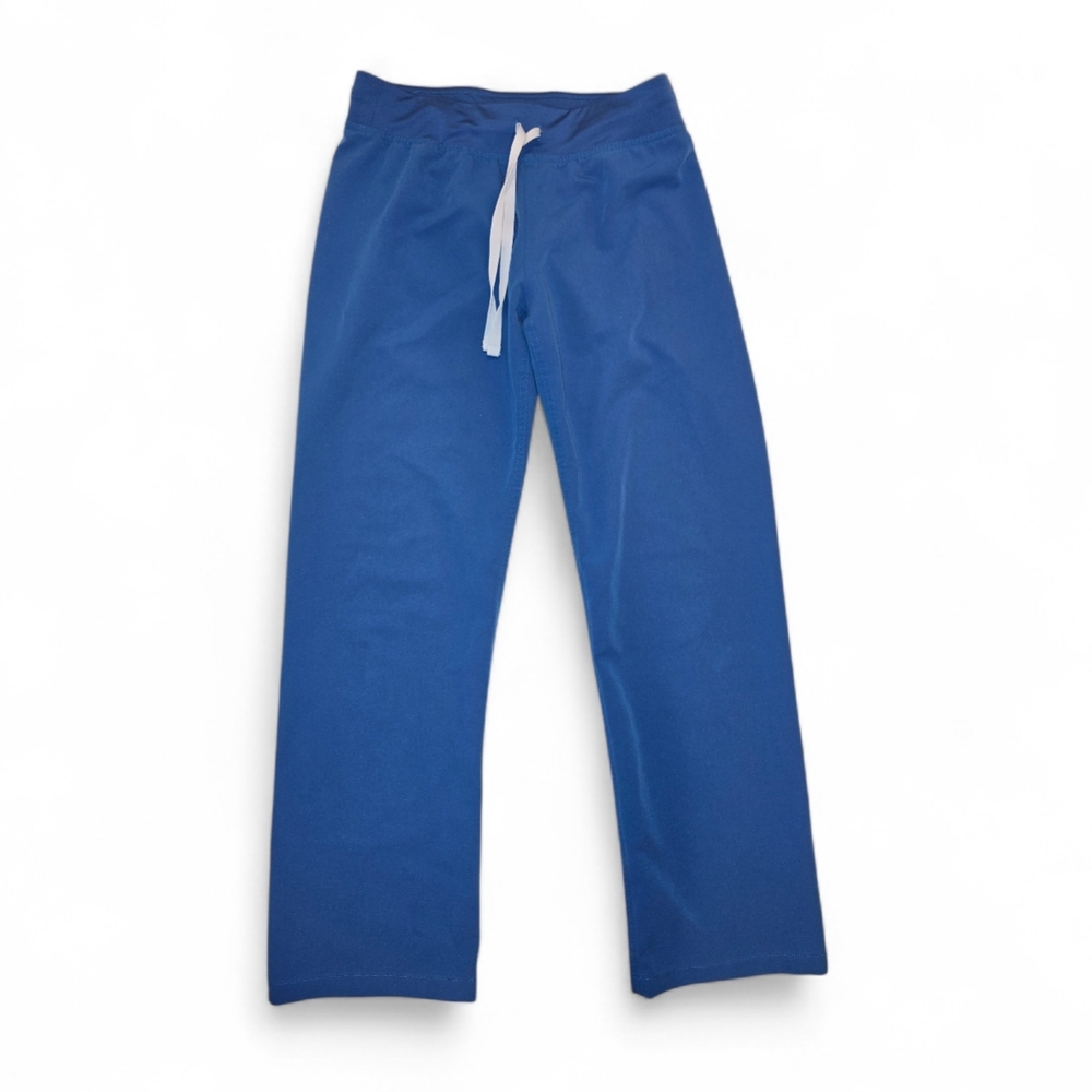 FIGS Technical Collection Blue Straight Leg Scrub Pants Bottoms Womens XS Petite
